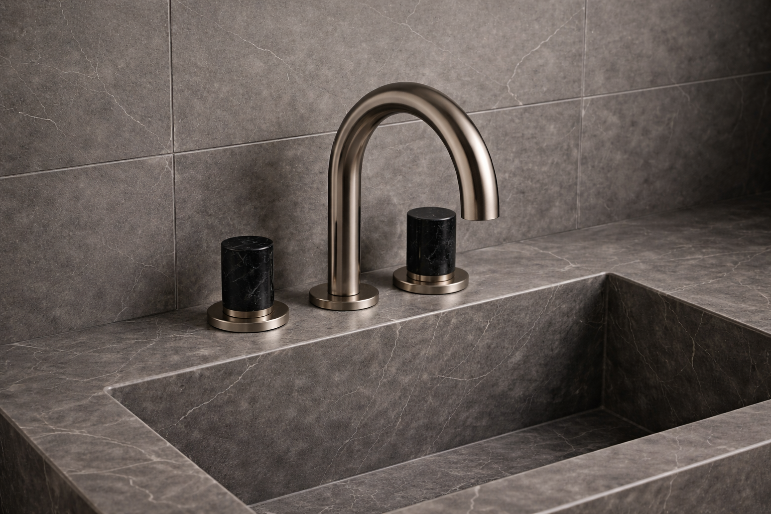 Brushed Swan touchless faucet